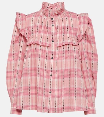 Blusa Idety in cotone a quadri | Marant Etoile