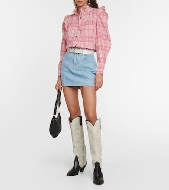 Blusa Idety de algodón a cuadros | Marant Etoile