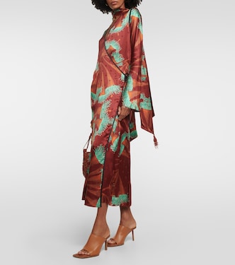 Wickelkleid Fresh of Lightening aus Seide | Johanna Ortiz