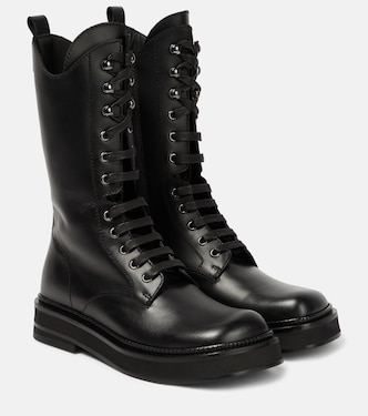 Robin leather combat boots | The Attico