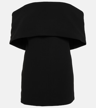 Top in crêpe con scollo bardot | Toteme