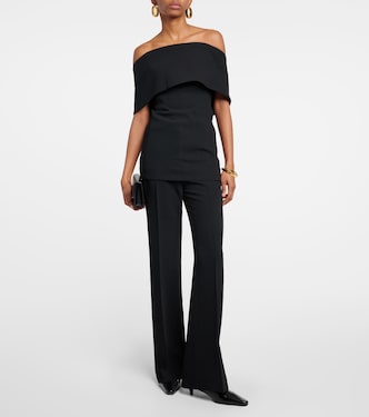 Top in crêpe con scollo bardot | Toteme