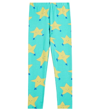 Dancing Stars cotton-blend leggings | Tinycottons