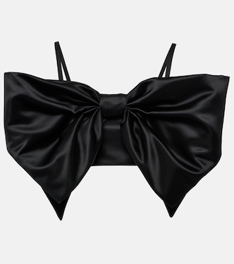 Duchess bow-detail satin bralette | Nina Ricci