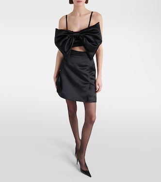 Duchess bow-detail satin bralette | Nina Ricci