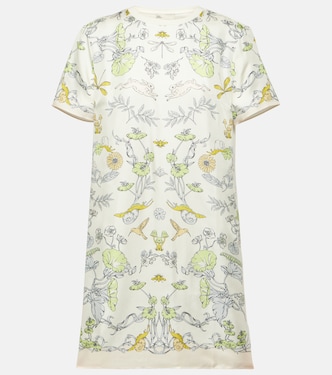 Floral silk minidress | Tory Burch