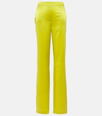 Tova silk satin straight pants | Joseph