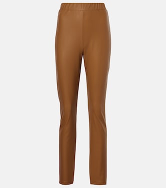 Pantaloni slim Rodano in similpelle | Max Mara