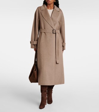 Ebano virgin wool wrap coat | 'S Max Mara