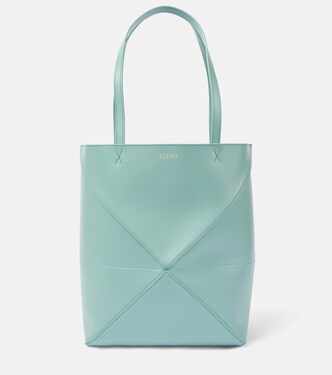 Puzzle Fold M号皮革托特包 | Loewe