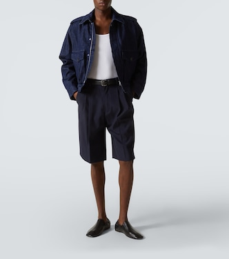 High-rise wool shorts | Dries Van Noten