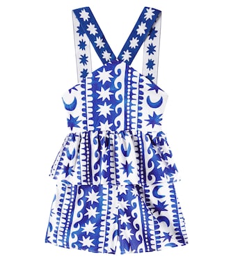 Jumpsuit corta in cotone con stampa | Fábula