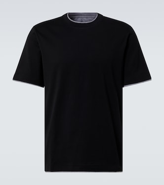 T-Shirt aus Baumwoll-Jersey | Brunello Cucinelli