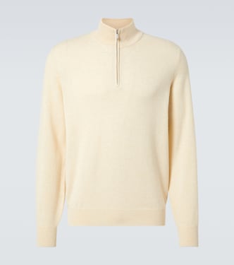Cashmere half-zip sweater | Brunello Cucinelli