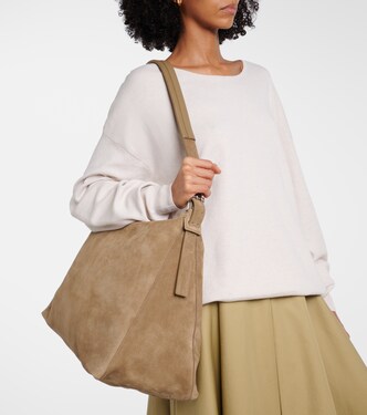 Borsa a spalla in suede | Lemaire