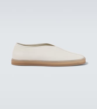Linoleum leather slip-on sneakers | Lemaire