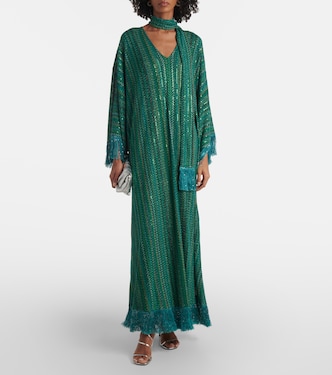 Cafetan Zigzag en lamé à sequins | Missoni