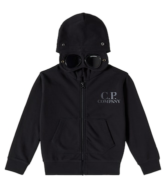 Logo cotton hoodie | C.P. Company Kids