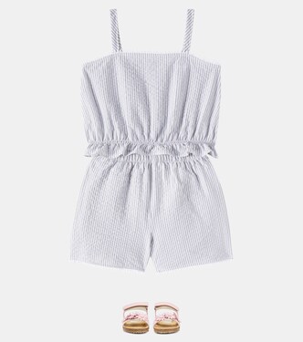 Top e shorts in cotone | Il Gufo