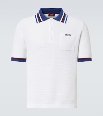 Cotton piqué polo shirt | Gucci