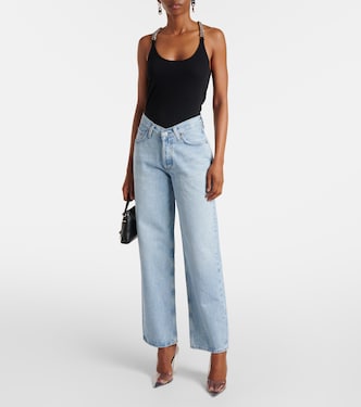 V-Waist Baggy high-rise wide-leg jeans | Agolde