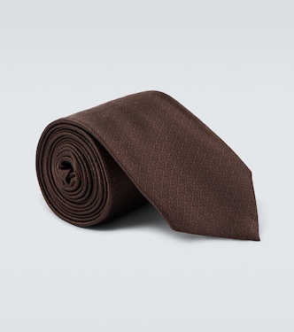 Cravatta in jacquard di seta | Zegna