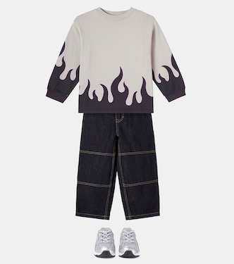 Rube printed cotton jersey sweatshirt | Molo