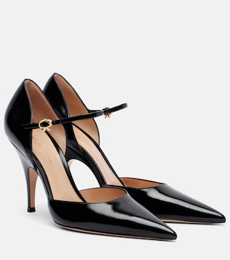 Escarpins Nuit 95 en cuir verni | Gianvito Rossi