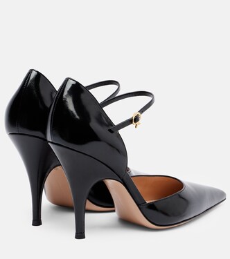 Escarpins Nuit 95 en cuir verni | Gianvito Rossi
