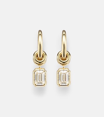 Ohrringe Zahra aus 18kt Gelbgold mit Diamanten | Spinelli Kilcollin