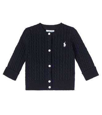 Baby cable-knit cotton cardigan | Polo Ralph Lauren Kids