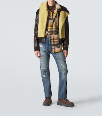 Abundance cashmere shirt with tiger eye | God's True Cashmere