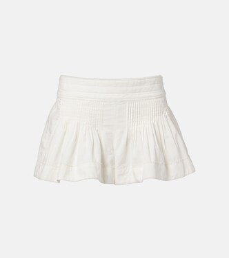 Cybila gathered cotton shorts | Isabel Marant
