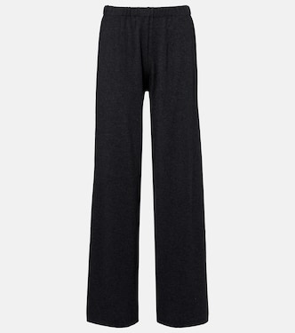 Aina cotton and cashmere jersey straight pants | Lisa Yang