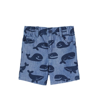 Baby printed denim shorts | Stella McCartney Kids