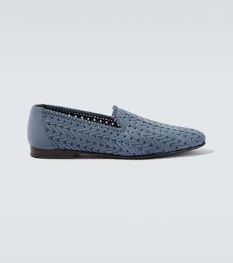 Mario woven leather loafers | Manolo Blahnik