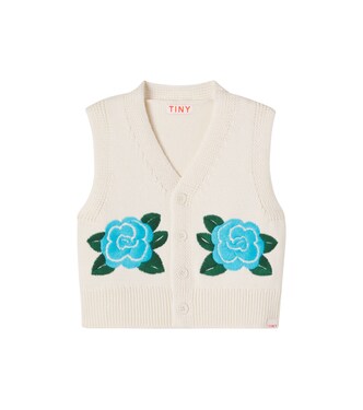 Floral cotton vest | Tinycottons