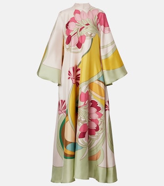 Robe longue Magnifico en sergé de soie | La DoubleJ