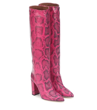 Botas altas piel efecto serpiente | Paris Texas