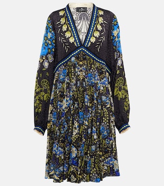Floral silk minidress | Etro