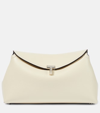 Clutch T-Lock Small aus Leder | Toteme