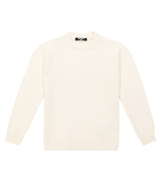 Jersey de lana, seda y cachemir | Balmain Kids
