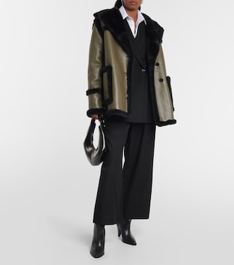 Chaqueta White Label con forro de borrego sintético | Proenza Schouler