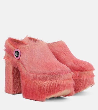 Swamp calf hair platform clogs | Vivienne Westwood