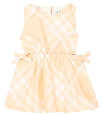 Baby - Abito Burberry Check in cotone | Burberry Kids