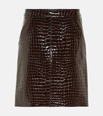 Minigonna in pelle stampata | Tom Ford