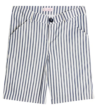 Short Romo en coton rayé | La Coqueta