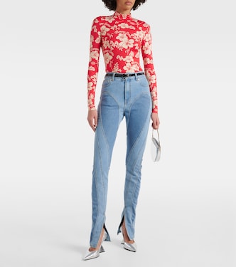 Second Skin printed jersey top | Marine Serre