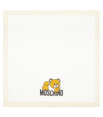 Baby - Coperta in cotone con stampa | Moschino Kids