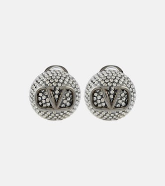 VLogo Signature clip-on earrings | Valentino